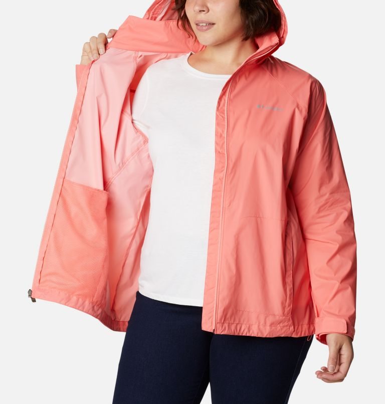 Women's Columbia Switchback III Jackets Coral | Plus Size CA-Q45C1